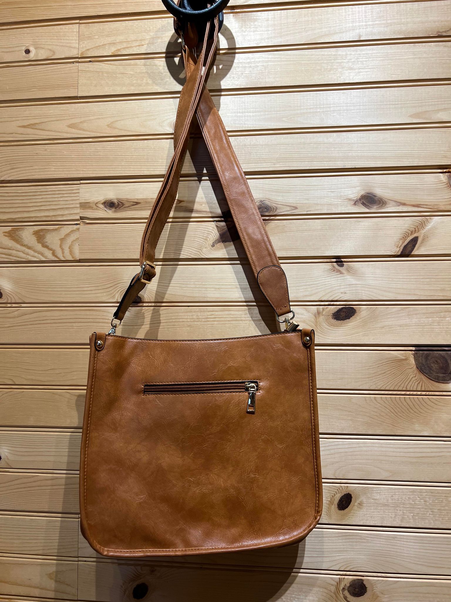 Cross Body Bag - Sunflower and Taupe