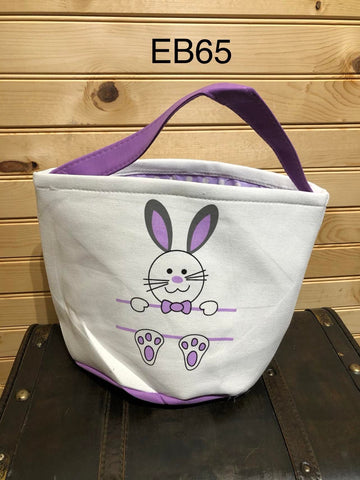 Easter Basket - EB65 - Split Bunny - purple