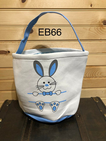 Easter Basket - EB66 - Split Bunny - Blue