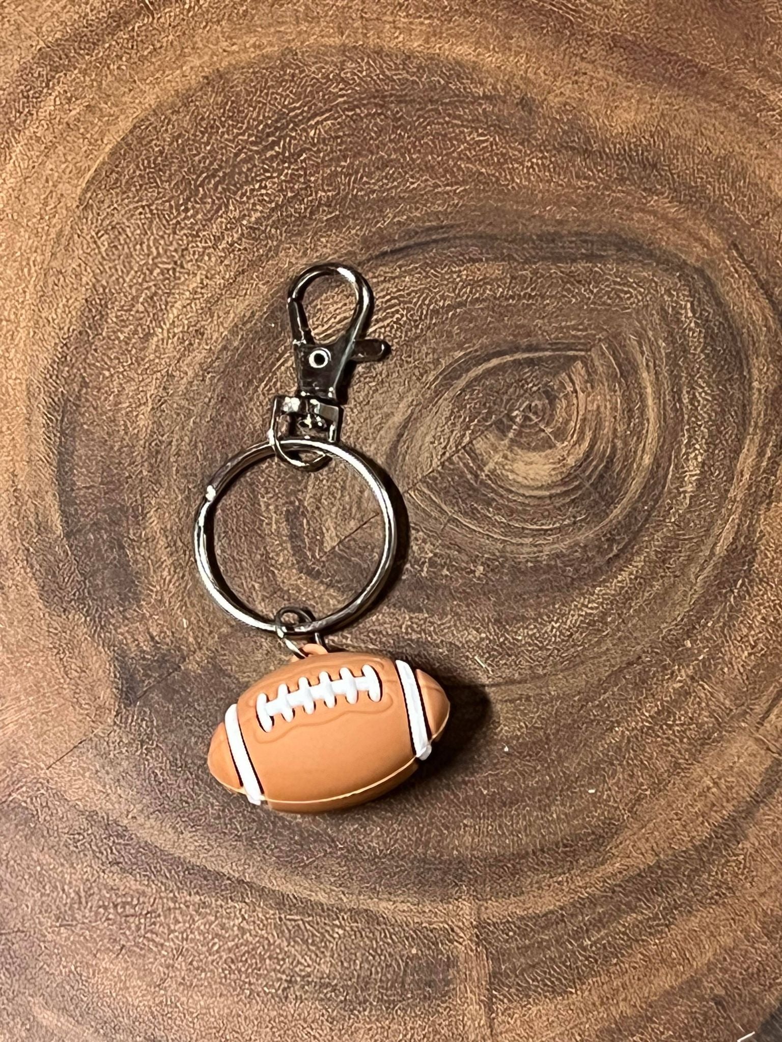 Sports Ball Keyring - Football