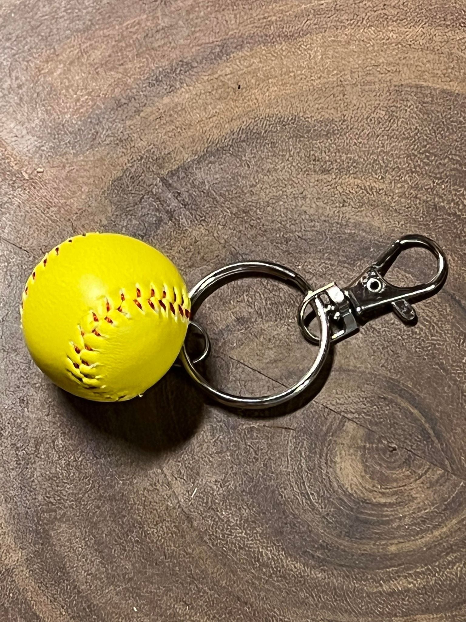 Sports Ball Keyring - Softball