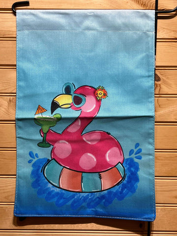 Garden Flag - GF210 - Floating Flamingo
