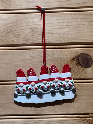Gnomes Christmas Ornament - Family of 5