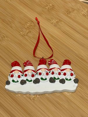 Gnomes Christmas Ornament - Family of 5