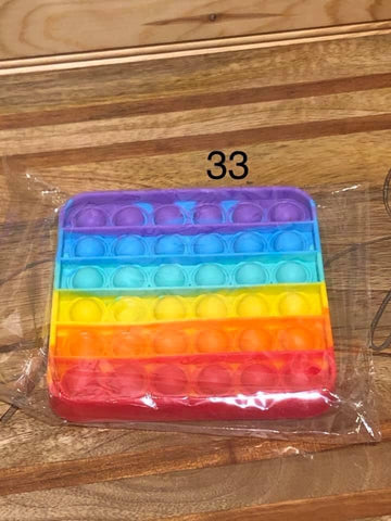 Rainbow Square Pop Toy