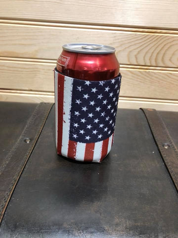 Can Cooler/Sleeve - Flag