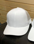 YOUTH Cotton PonyTail Hat - White