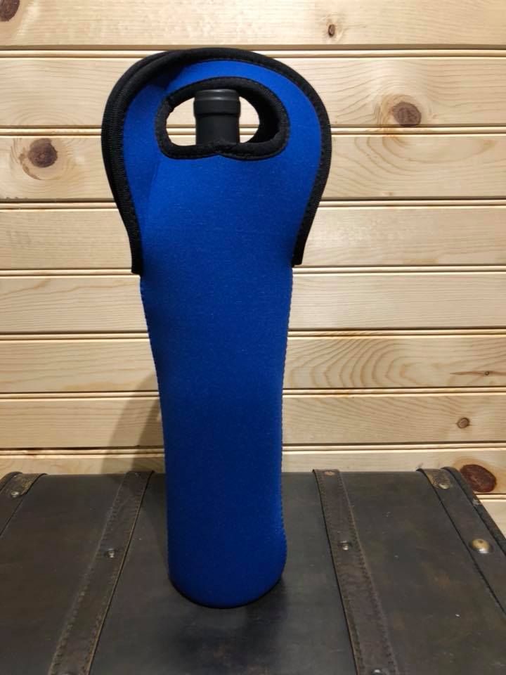 Neoprene Wine Bag - Blue