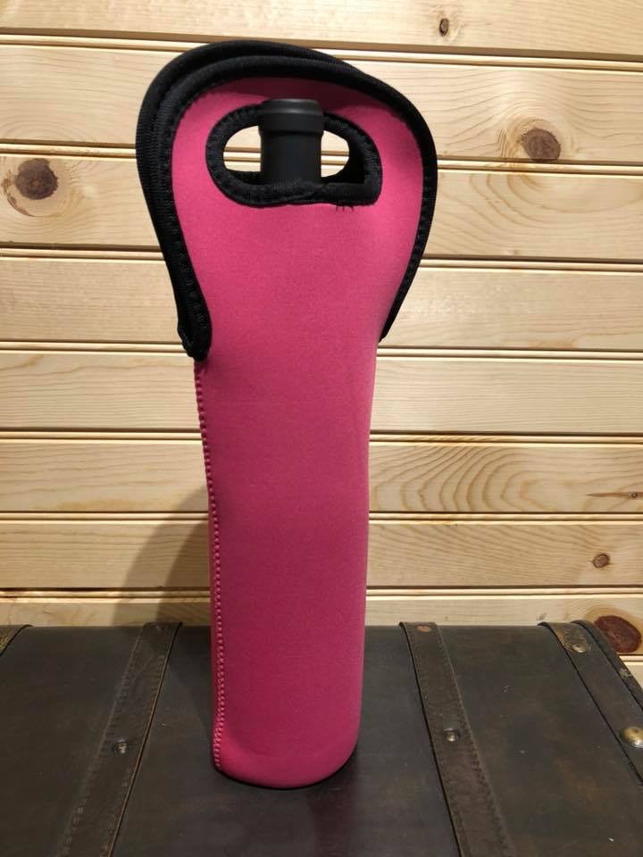 Neoprene Wine Bag - Pink