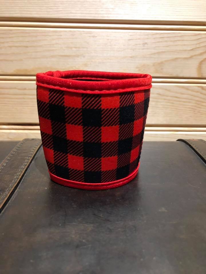 Neoprene Coffee Sleeve - Red Buffalo
