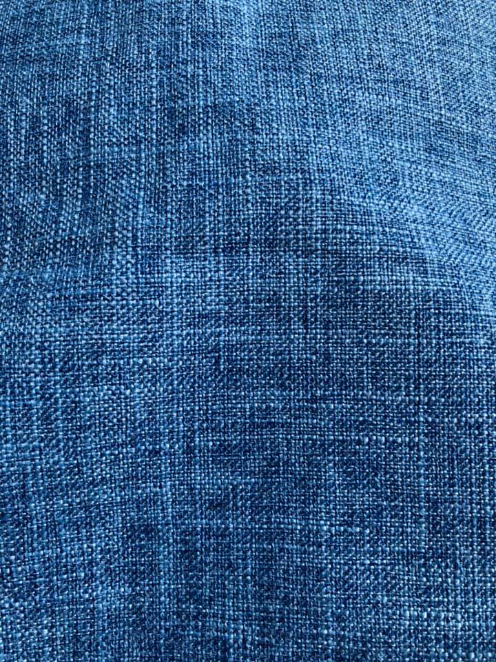 Throw Pillow Case - Blue Tweed