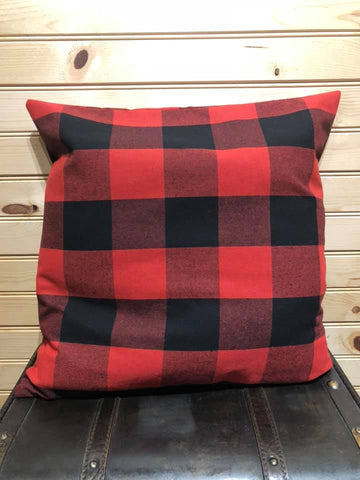 Red Buffalo Pillow Case