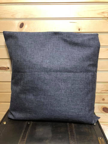 Throw Pillow Case - Charcoal Tweed