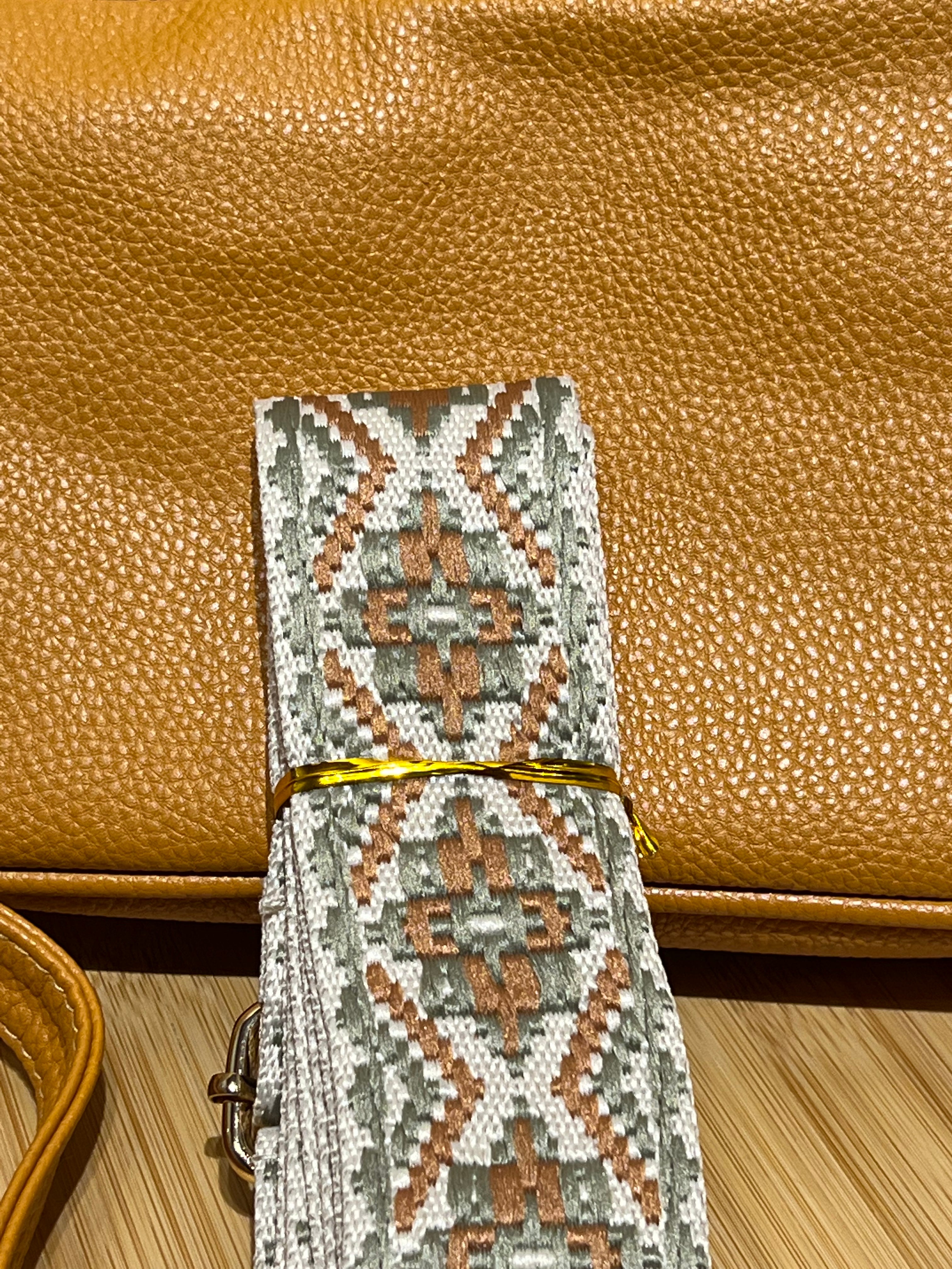 Bango Strap with Purse - Dk Mustard