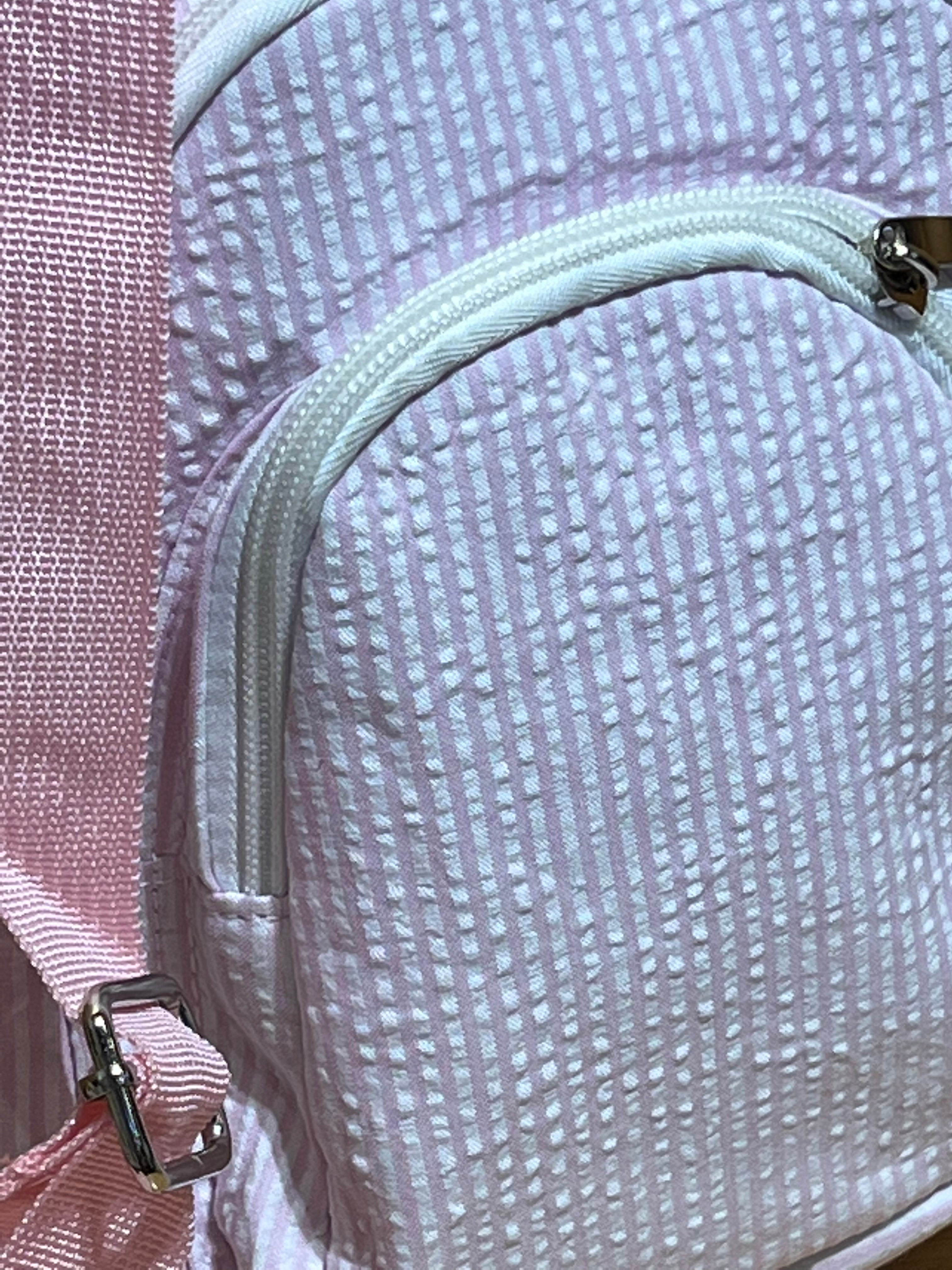 Seersucker Sling Bag - Pink