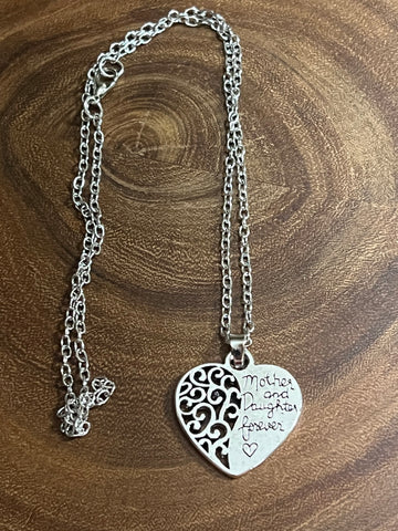 Mother and Daughter forever Necklace