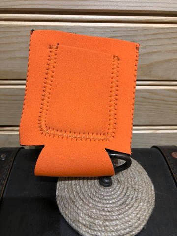 Can Cooler/Sleeve with Pocket - Orange