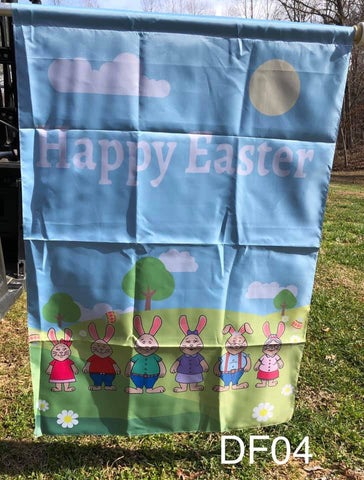 Decorative Flags - DF04 - Bunny Family