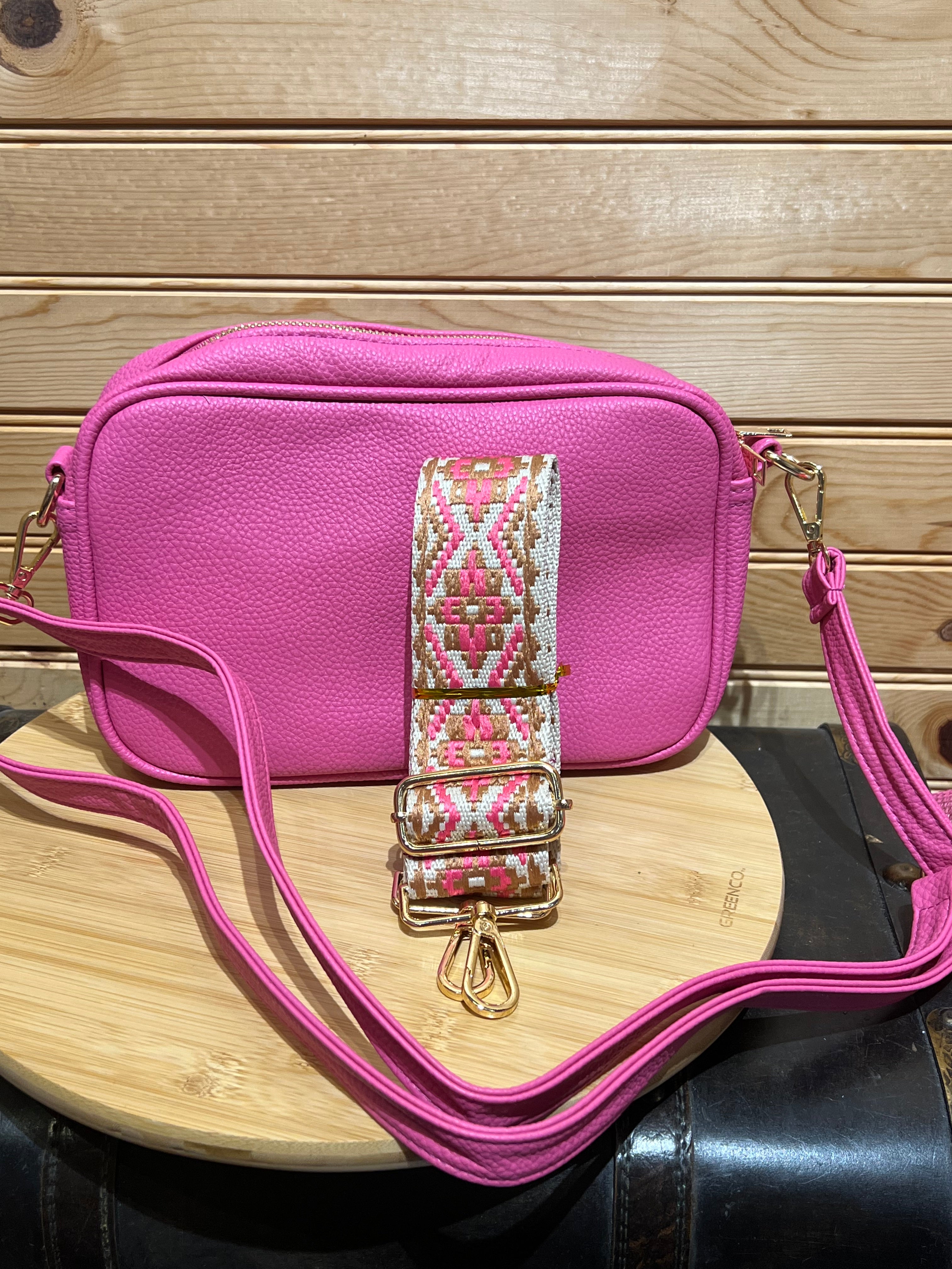 Bango Strap with Purse - Hot Pink