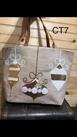 Christmas Tote. Ornaments