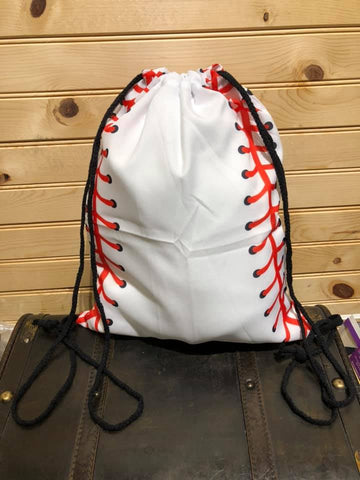 Drawstring Backpack - Baseball