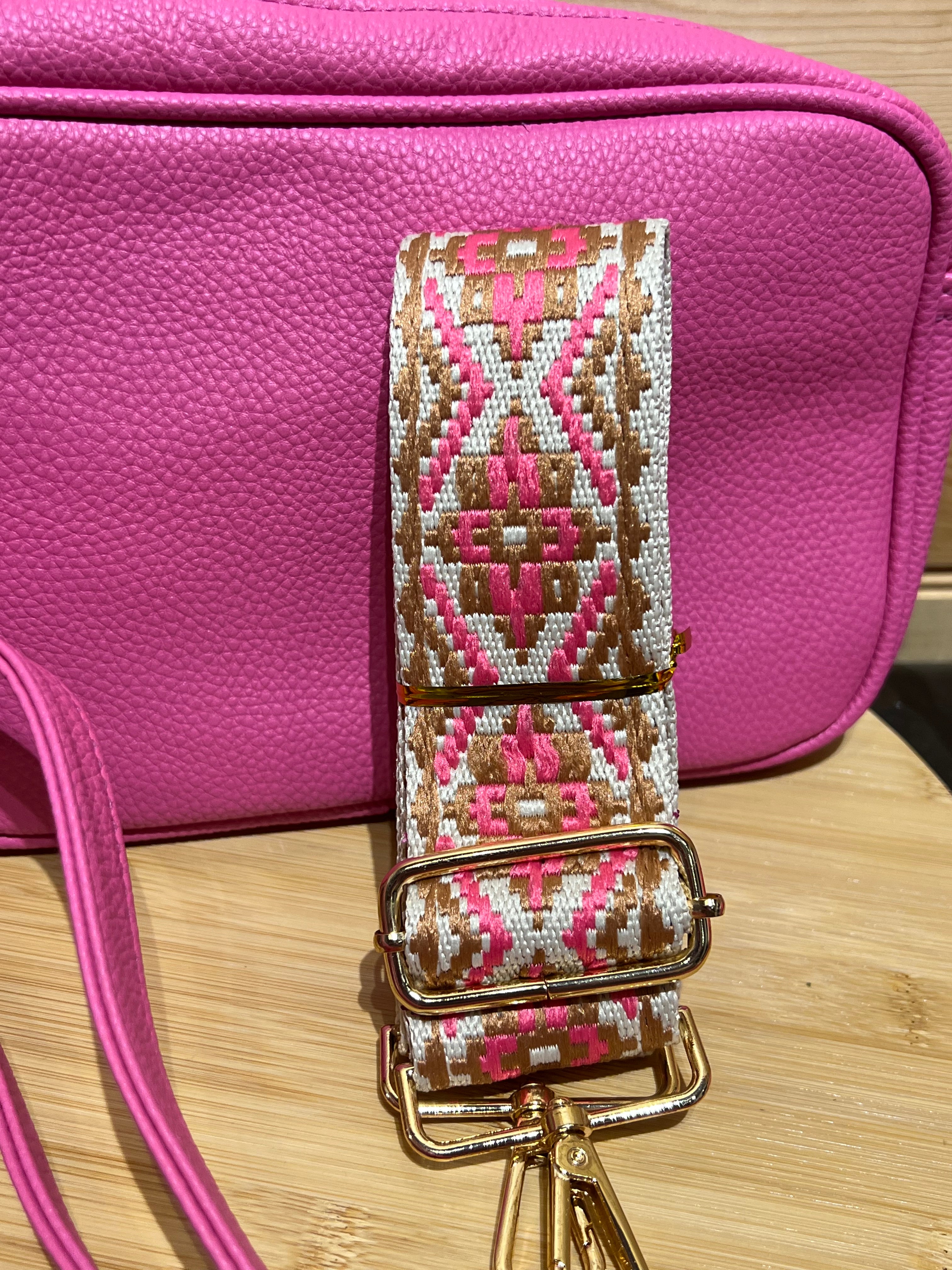 Bango Strap with Purse - Hot Pink