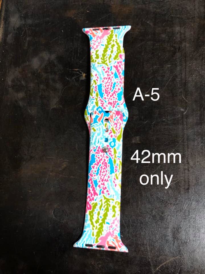 Pattern Silicon Apple Watch Bands - #5 - 42 mm / 44 mm