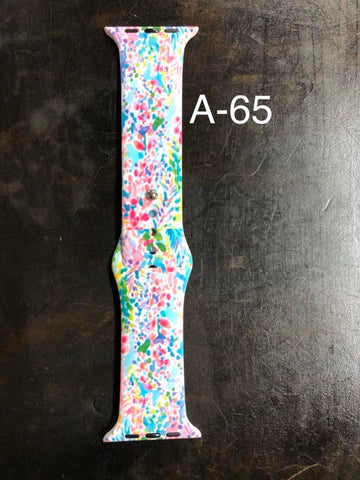 Pattern Silicon Apple Watch Bands - #65 - 42 mm / 44 mm
