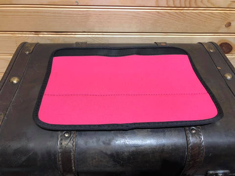 Neoprene Seat Belt Cover - Hot Pink