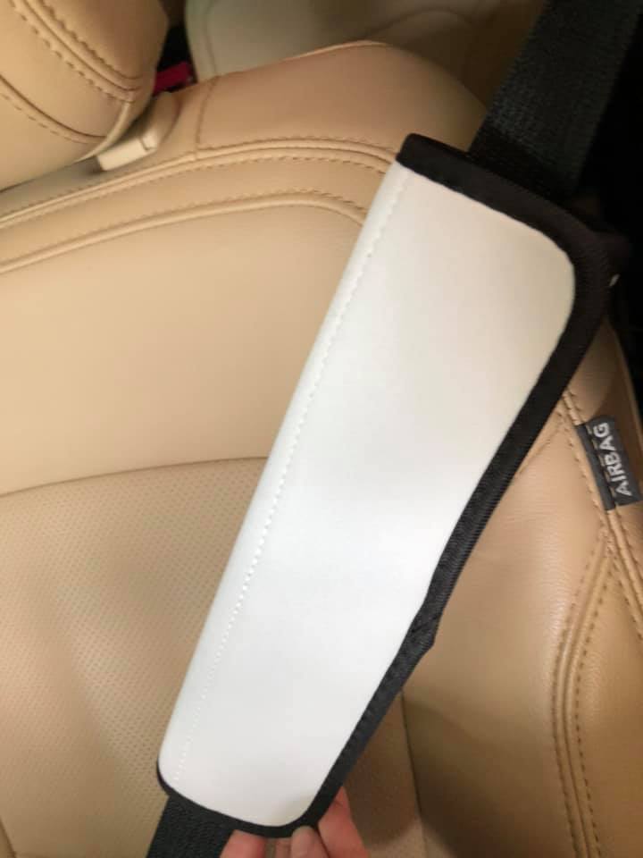Neoprene Seat Belt Cover - Black