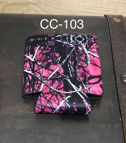 Can Cooler/Sleeve - CC103 - Hot Pink Camo