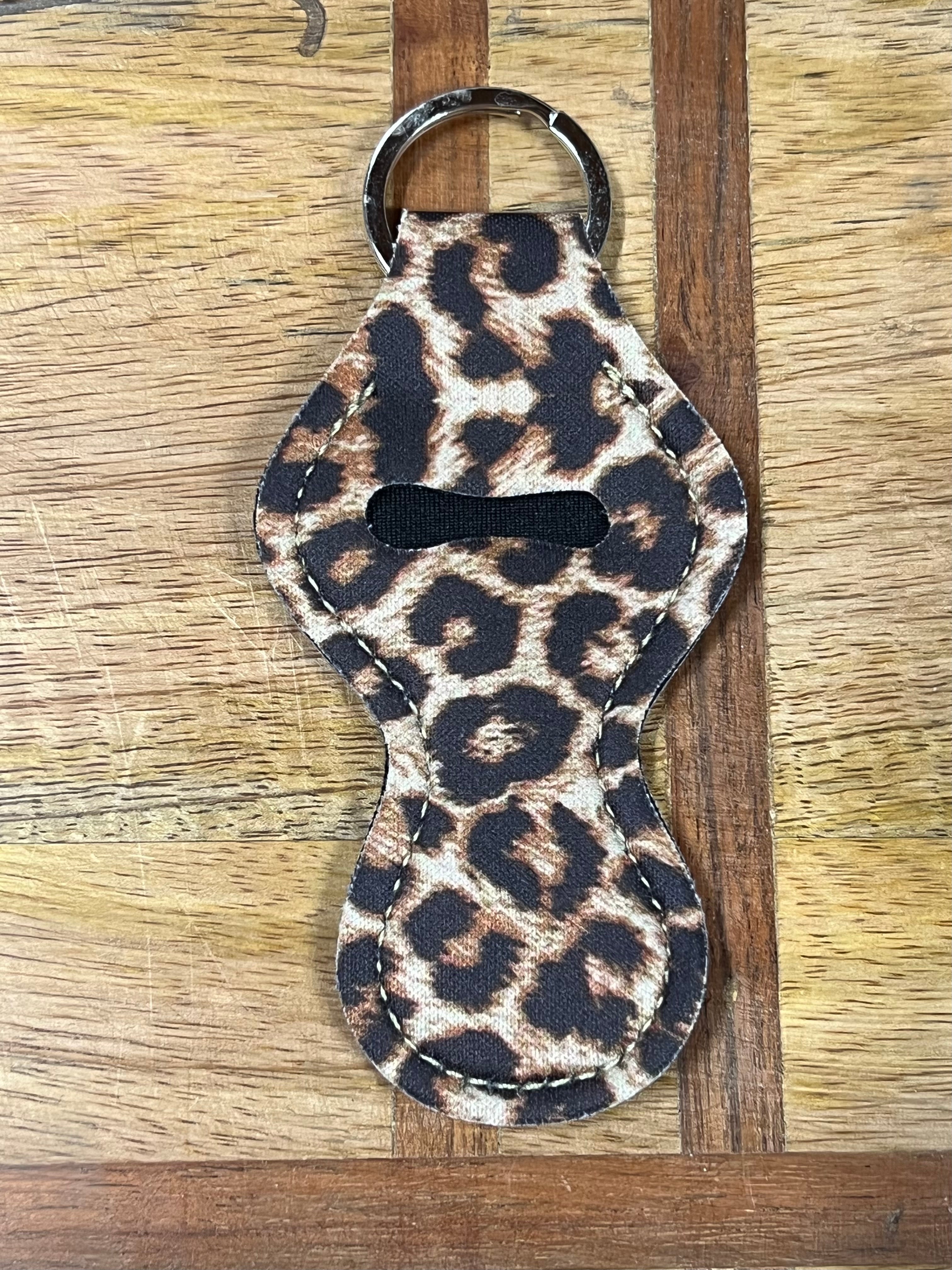 Chapstick Keyring - #80 - Large Leopard