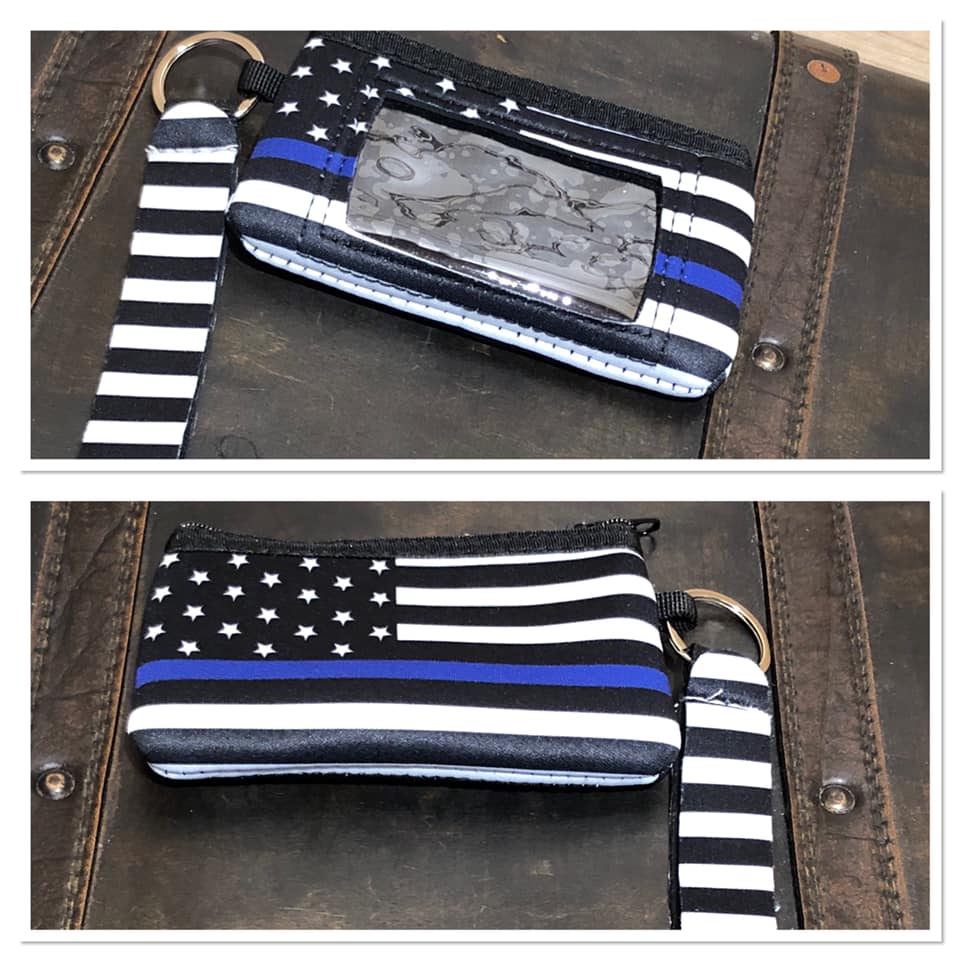 Wristlets (Neoprene) - Blue Line