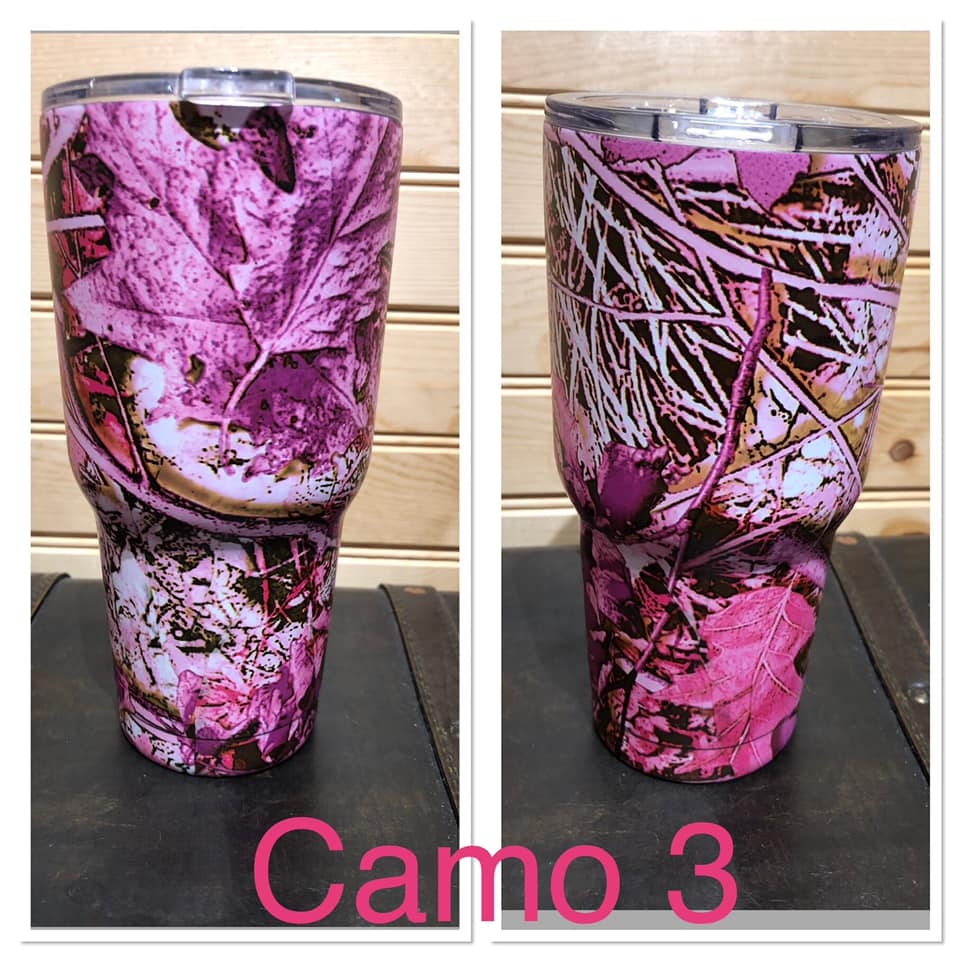 Camo Tumbler - Camo 3 - 30 oz.