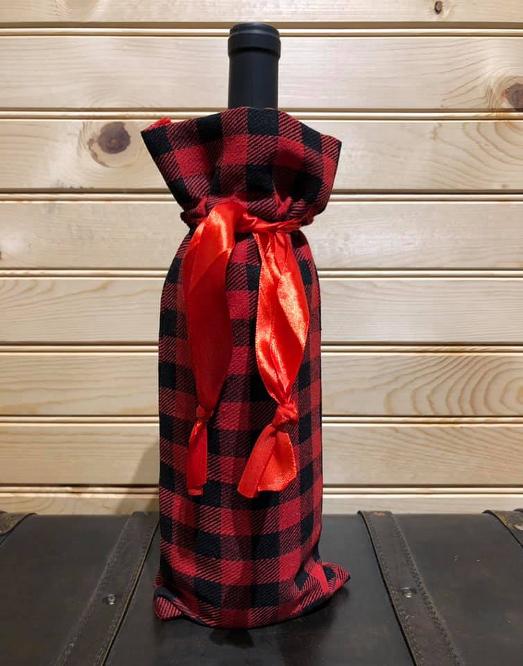 Wine Bag - Red Buffalo