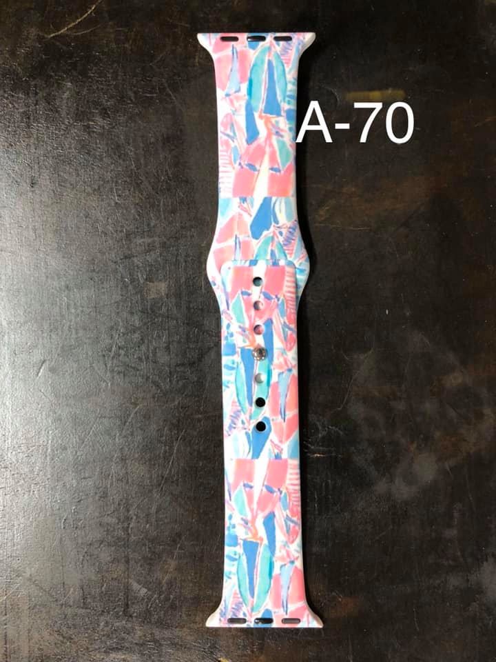 Pattern Silicon Apple Watch Bands - #70 - 42 mm / 44 mm