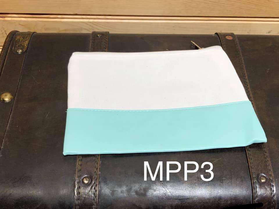 Polyester Canvas Makeup/Pouch MPP3 - Mint