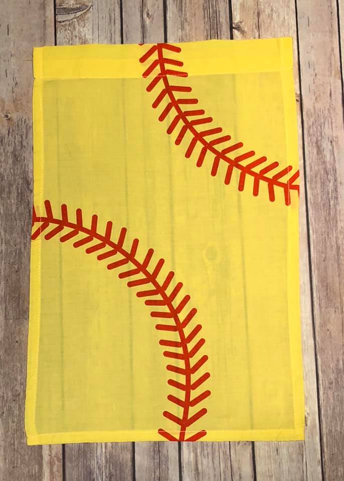 Garden Flag - Softball