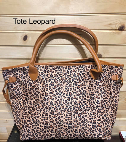Leopard Tote/Overnight bag