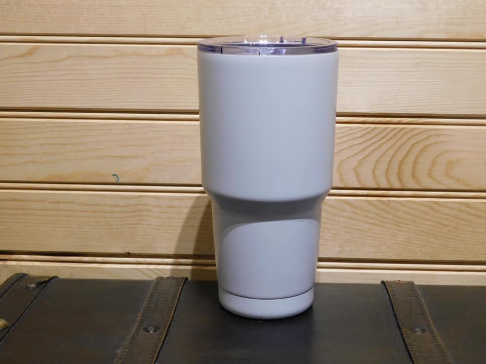 White Sublimation Stainless Steel Tumbler - 30 oz.
