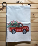 Garden Flag - GF79 - Red Truck with Tulips