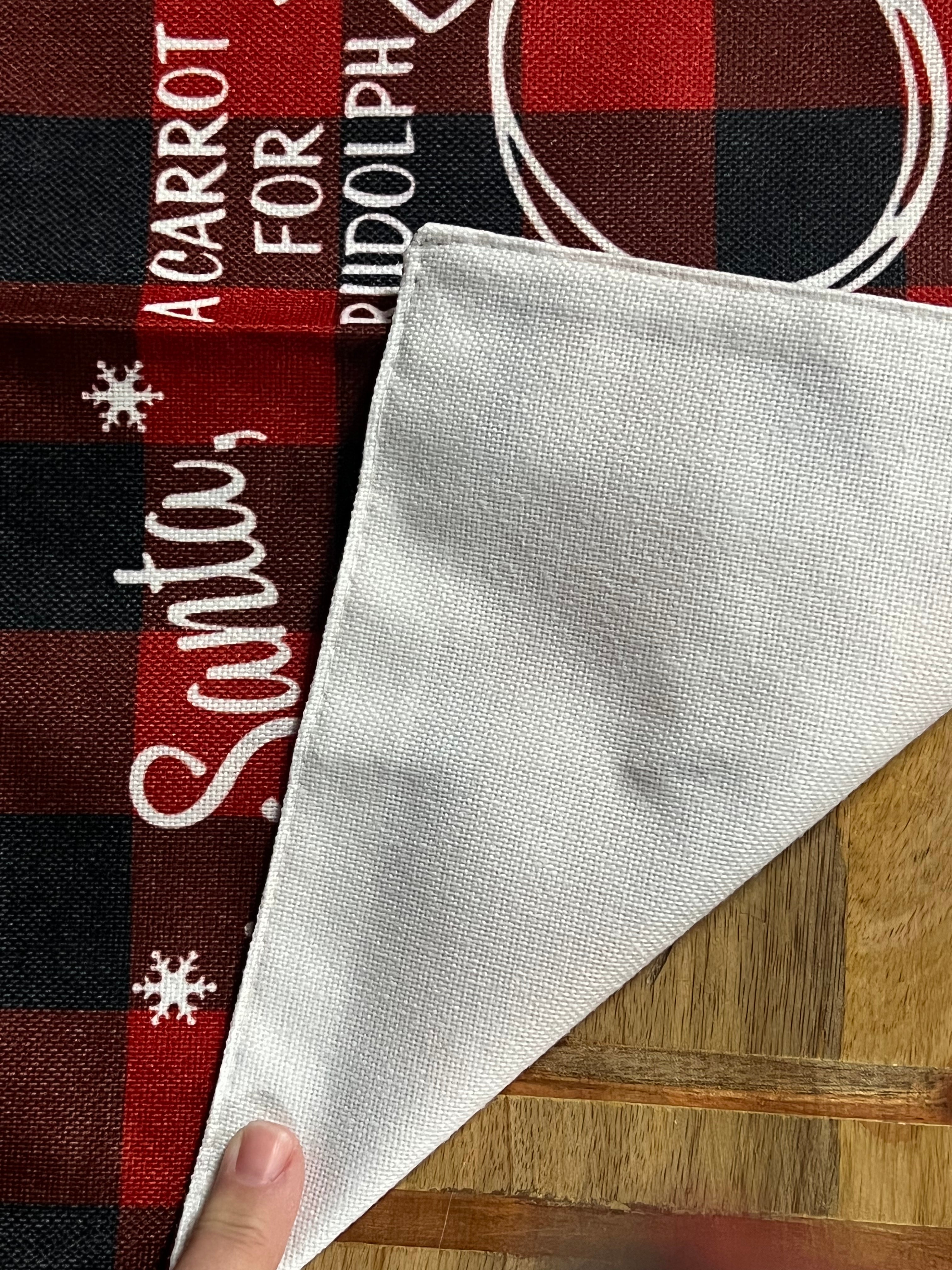 Dear Santa Placemat with white back