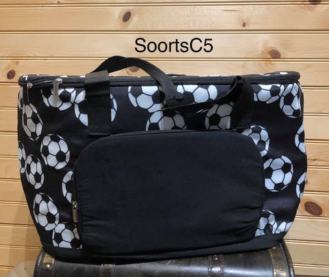 Sports Insulated Cooler - Soccer