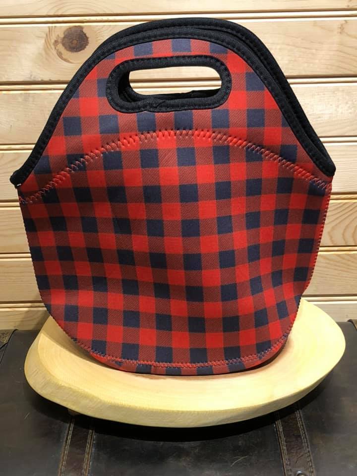 Lunch Bag - Red Buffalo