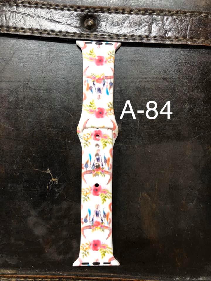 Pattern Silicon Apple Watch Bands - #84 - 42 mm / 44 mm