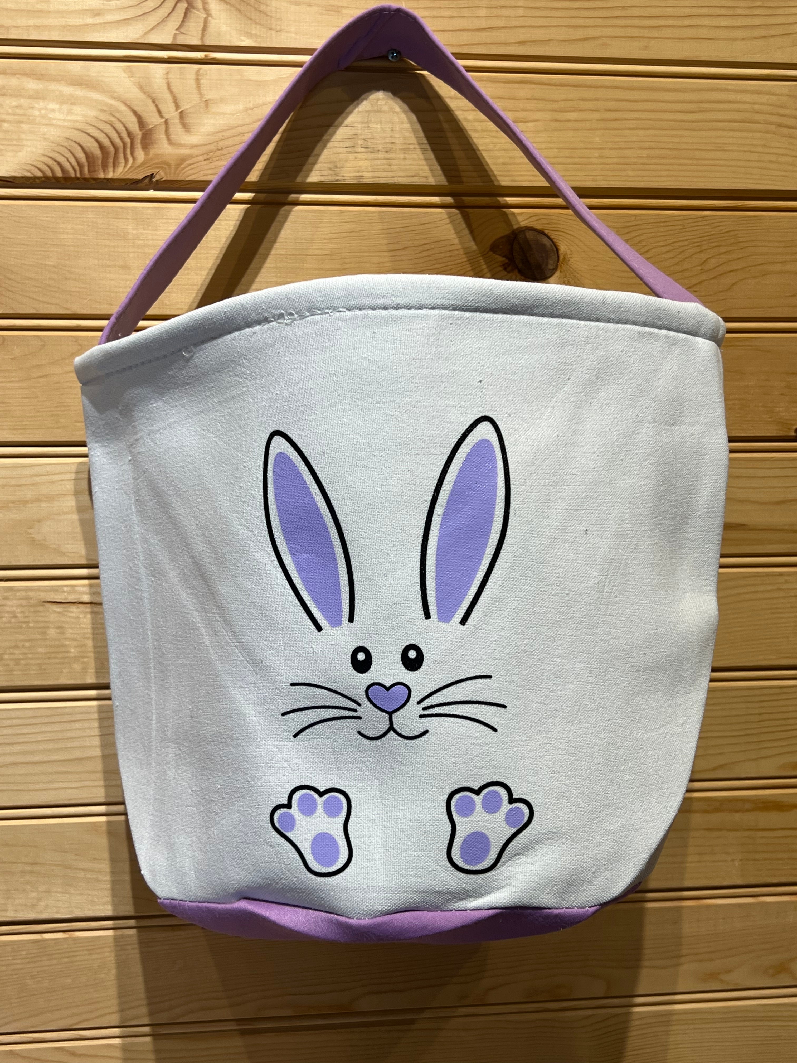 Easter Basket - EB103 - Bunny Face - Purple