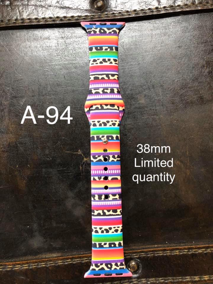 Pattern Silicon Apple Watch Bands - #94 - 42 mm / 44 mm