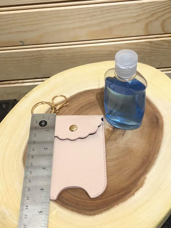Vegan Leather 2 oz Sanitizer Bottle Holder - SK2