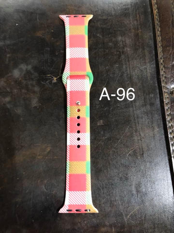 Pattern Silicon Apple Watch Bands - #96 - 38mm / 40 mm