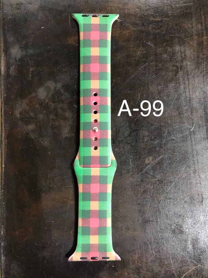 Pattern Silicon Apple Watch Bands - #99 - 38mm / 40 mm